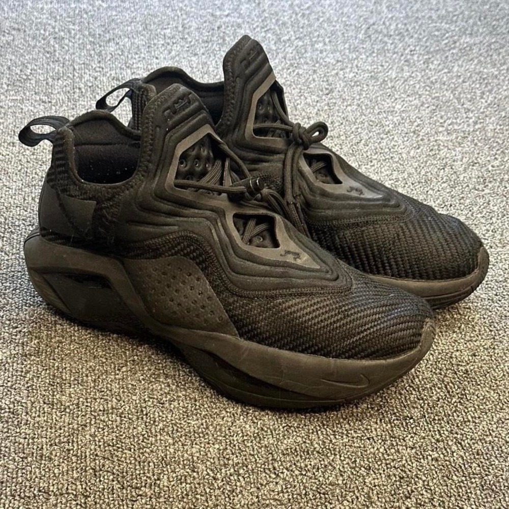 Nike Men's LeBron Soldier XIV‎ 14 Basketball Shoes Black Dark Grey Size 10.5
